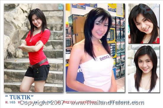 Thailand Talent - MC, Pretty, Singers, Dancers, Promotion Girls, Modeling, Recruitment Agency For The Entertainment Industry Bangkok - http://www.thailandtalent.com?Tuktik